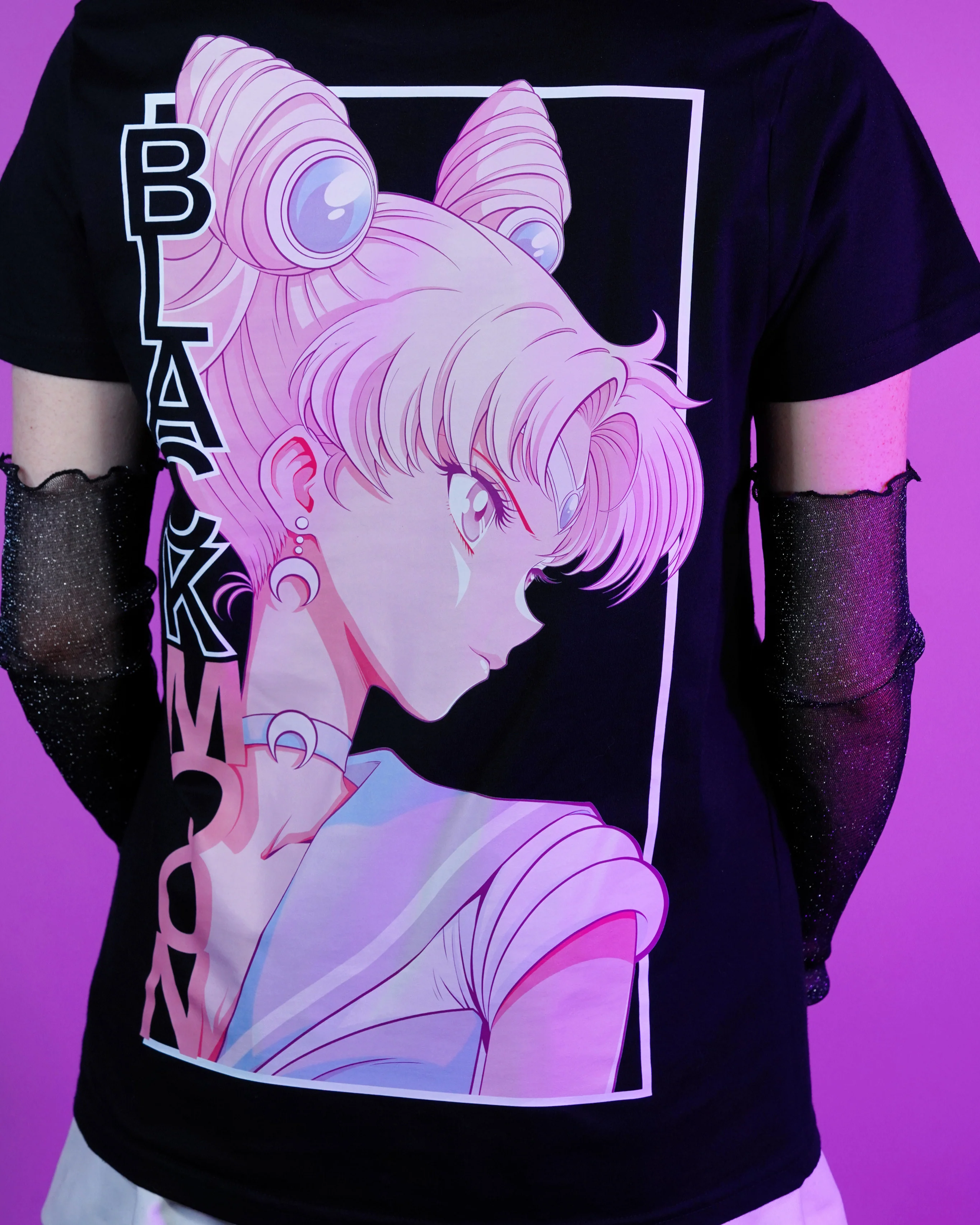 black MOON T-SHIRT - Image 4