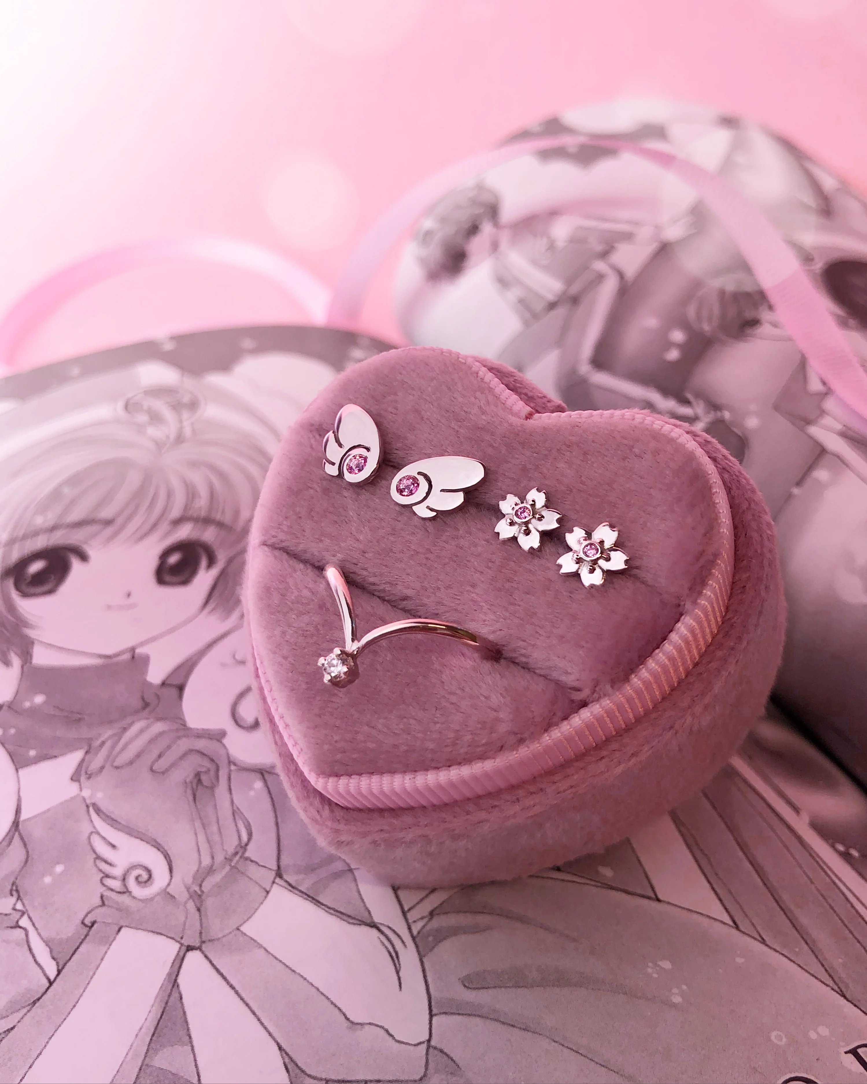 Mini sakura earrings - Image 3