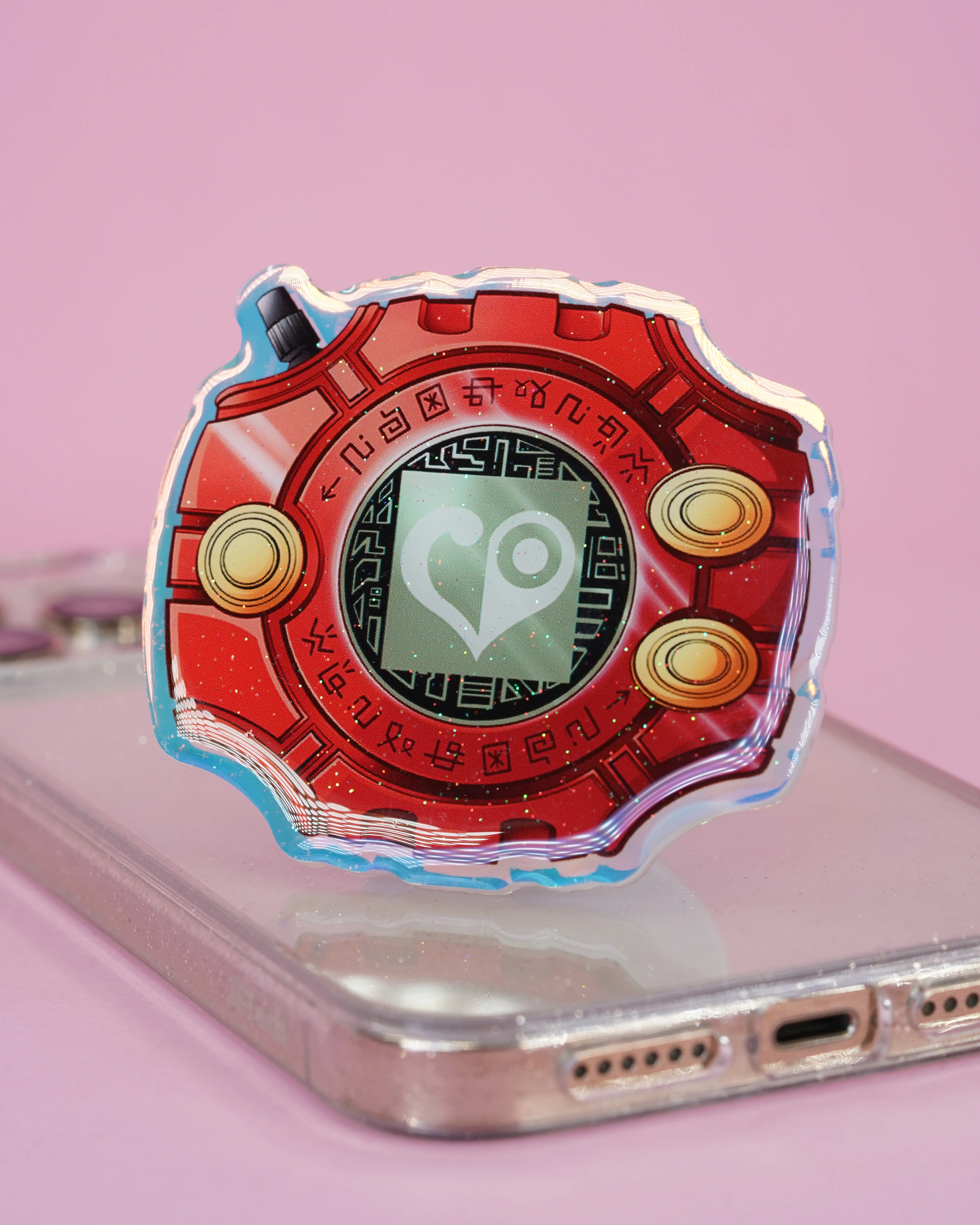 RED DIGI holographic pop socket - Image 3